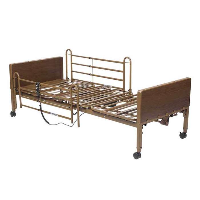 Standard Semi-Electric Bed Height Adjustable with Fiber Core Mattress in Michigan USA