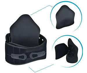 Bak Tec Back Brace - 15" high back panel support belt for back available in michigan usa