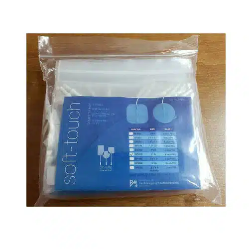 Double Platinum Soft Touch Square 2-inch Electrode 4-packs - Image 2