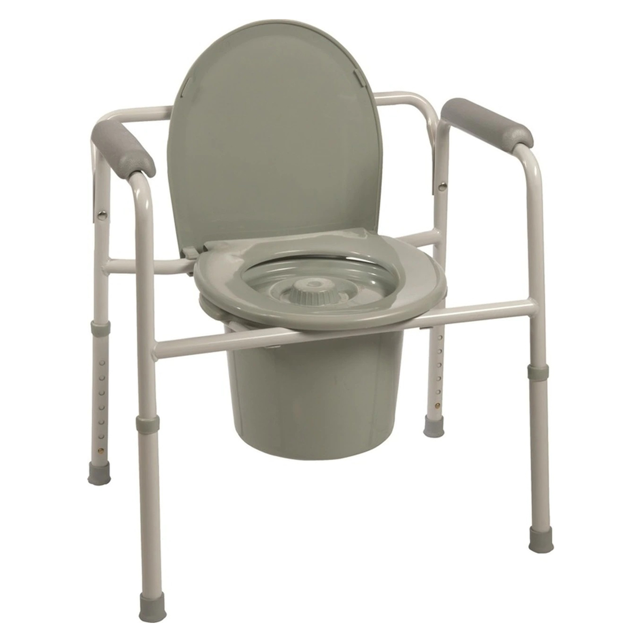 ProBasics Three-in-One Steel Commode with Plastic Armrests | Michigan USA