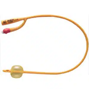 Rusch Gold Silicone Coated 2 Way Foley Catheter