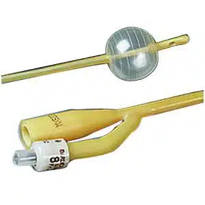 Foley Catheter Bardex® Lubricath® 2-Way Standard Tip 3 cc Balloon 8 Fr. Hydrophilic Polymer Coated Latex