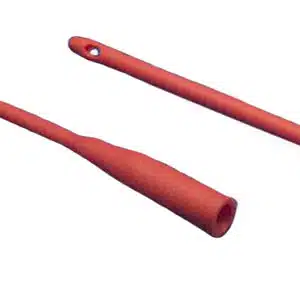 Dover Robinson Red Rubber Catheter Smooth Round Tip