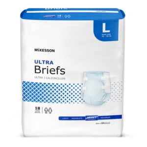 Unisex Adult Incontinence Brief McKesson Disposable Heavy Absorbency