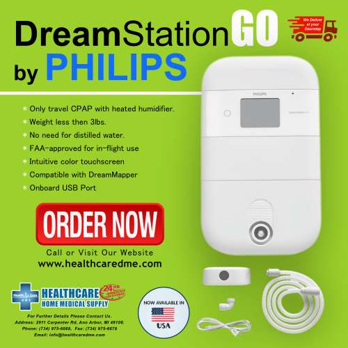 Philips Respironics DreamStation Go CPAP w/Heated Humidifier Michigan | USA