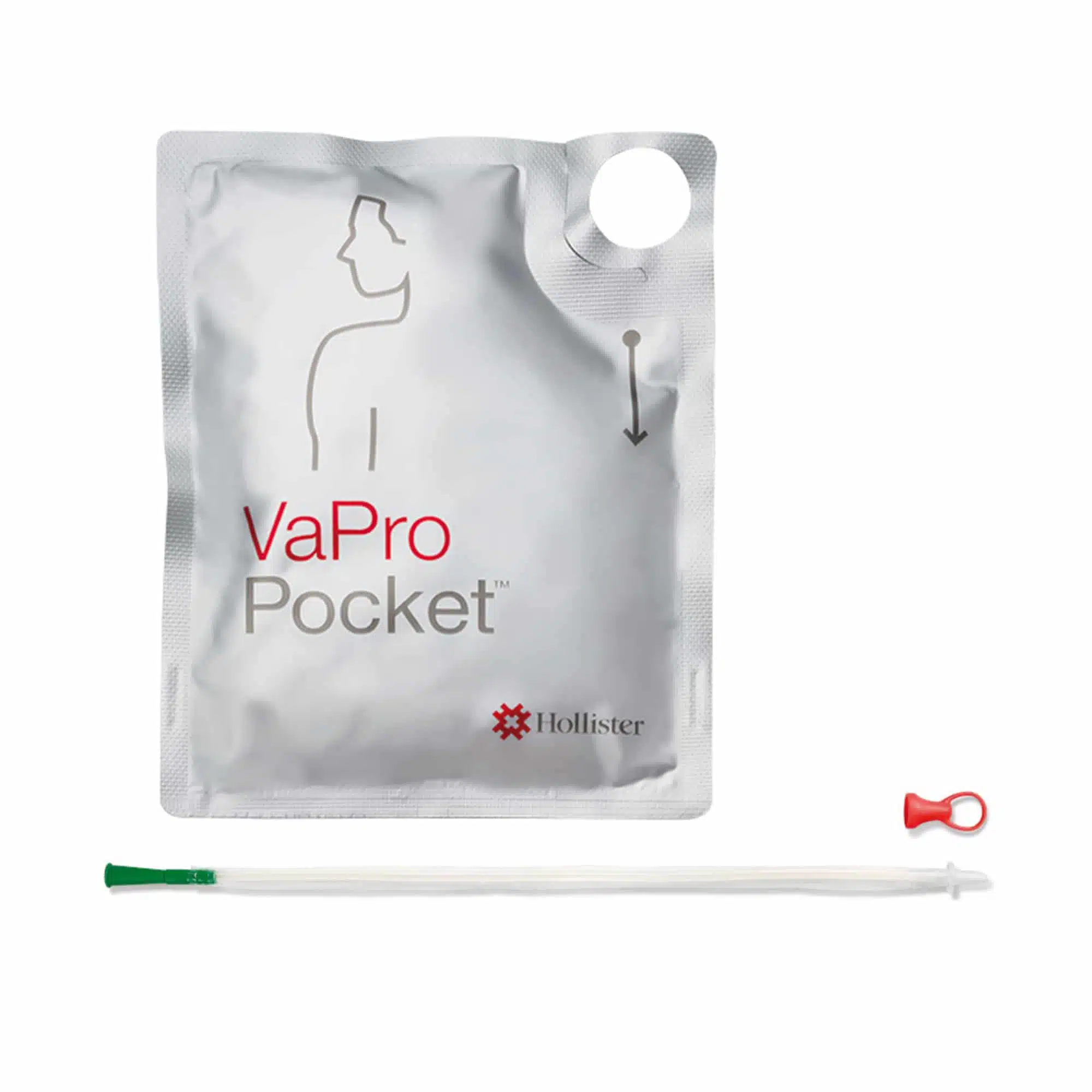 Intermittent Catheter Tray VaPro™ Plus Pocket® Straight Tip 10 Fr. Hydrophilic Coated Phthalates-Free PVC | 71104-30