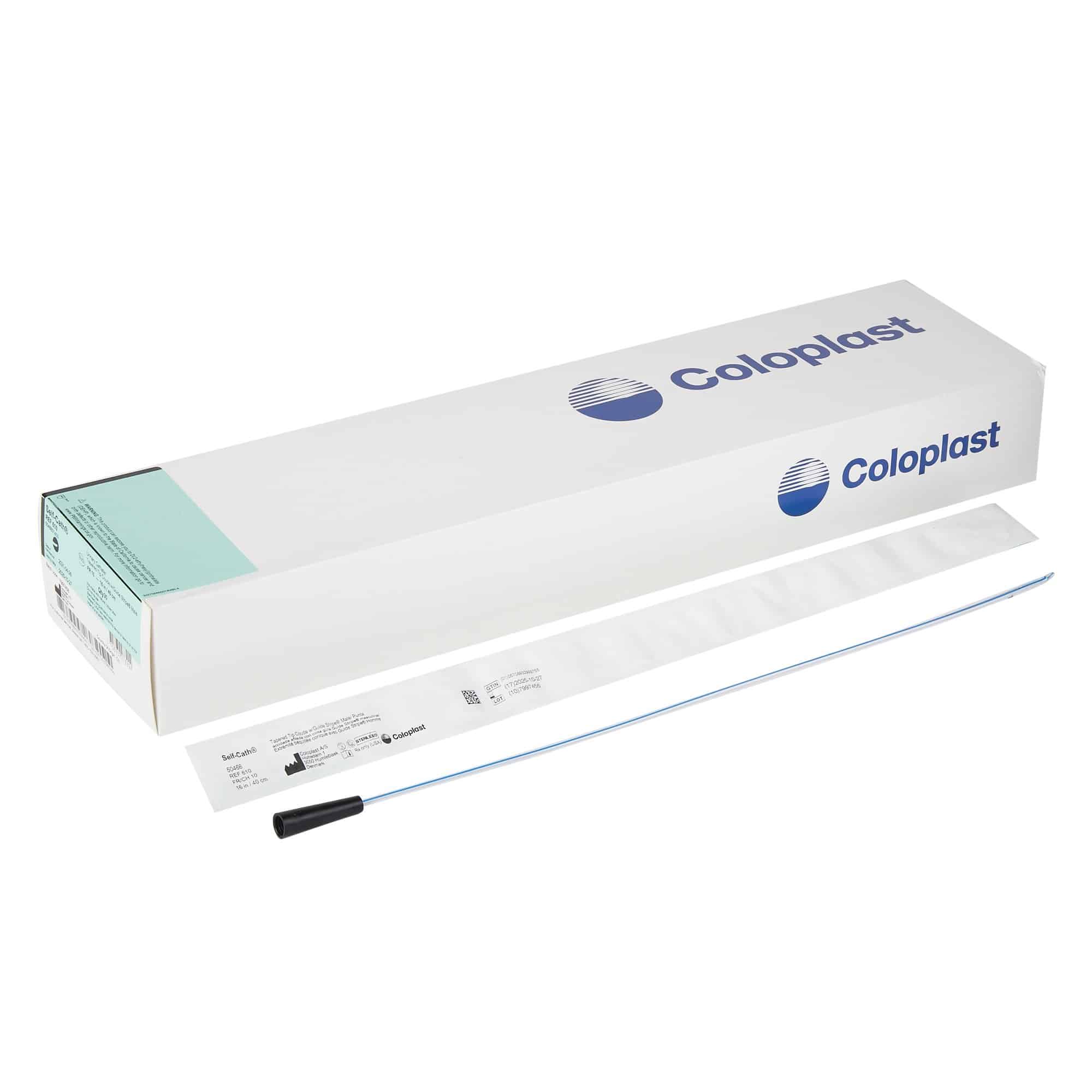 Urethral Catheter Self-Cath® Coude Tip Uncoated PVC 10 Fr. 16 Inch