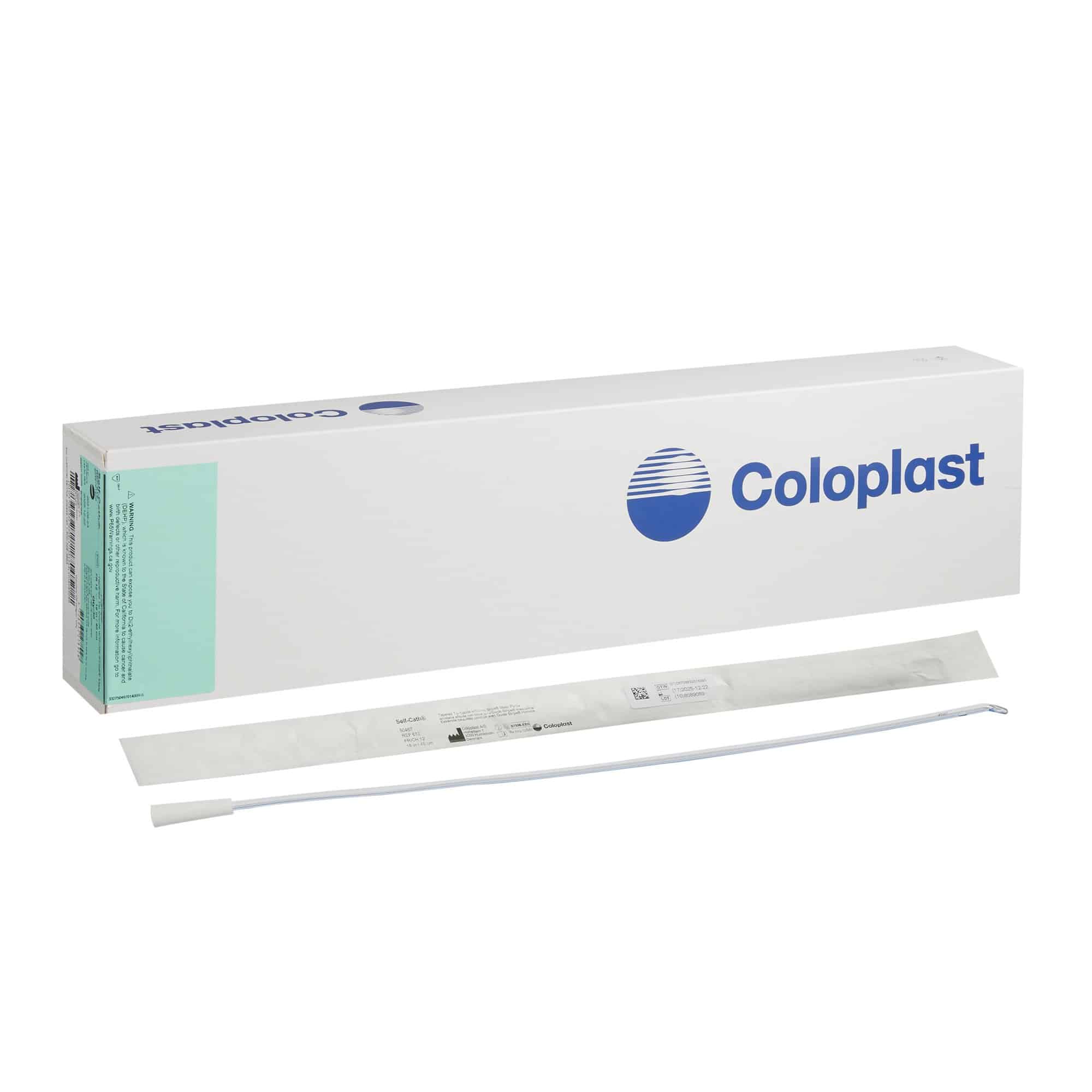 Urethral Catheter Self-Cath® Coude Tip Uncoated PVC 12 Fr. 16 Inch