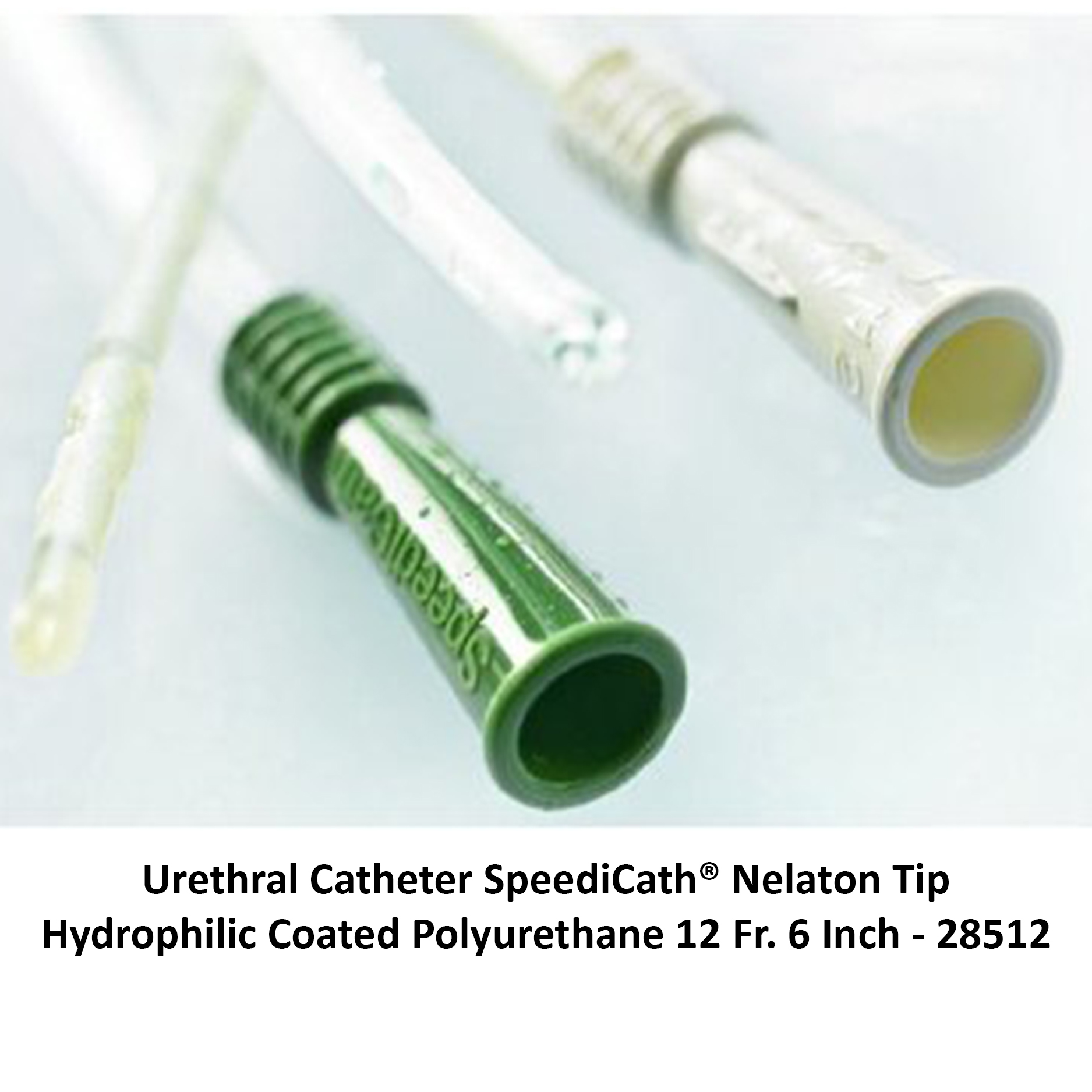 Urethral Catheter SpeediCath® Nelaton Tip Hydrophilic Coated Polyurethane 12 Fr. 6 Inch - 28512 Michigan | USA