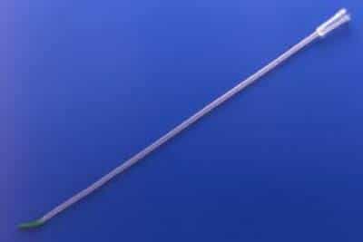 Urethral Catheter Rüsch® Tiemann Tip, Silicone Coated PVC, 16 Fr, 16 Inch