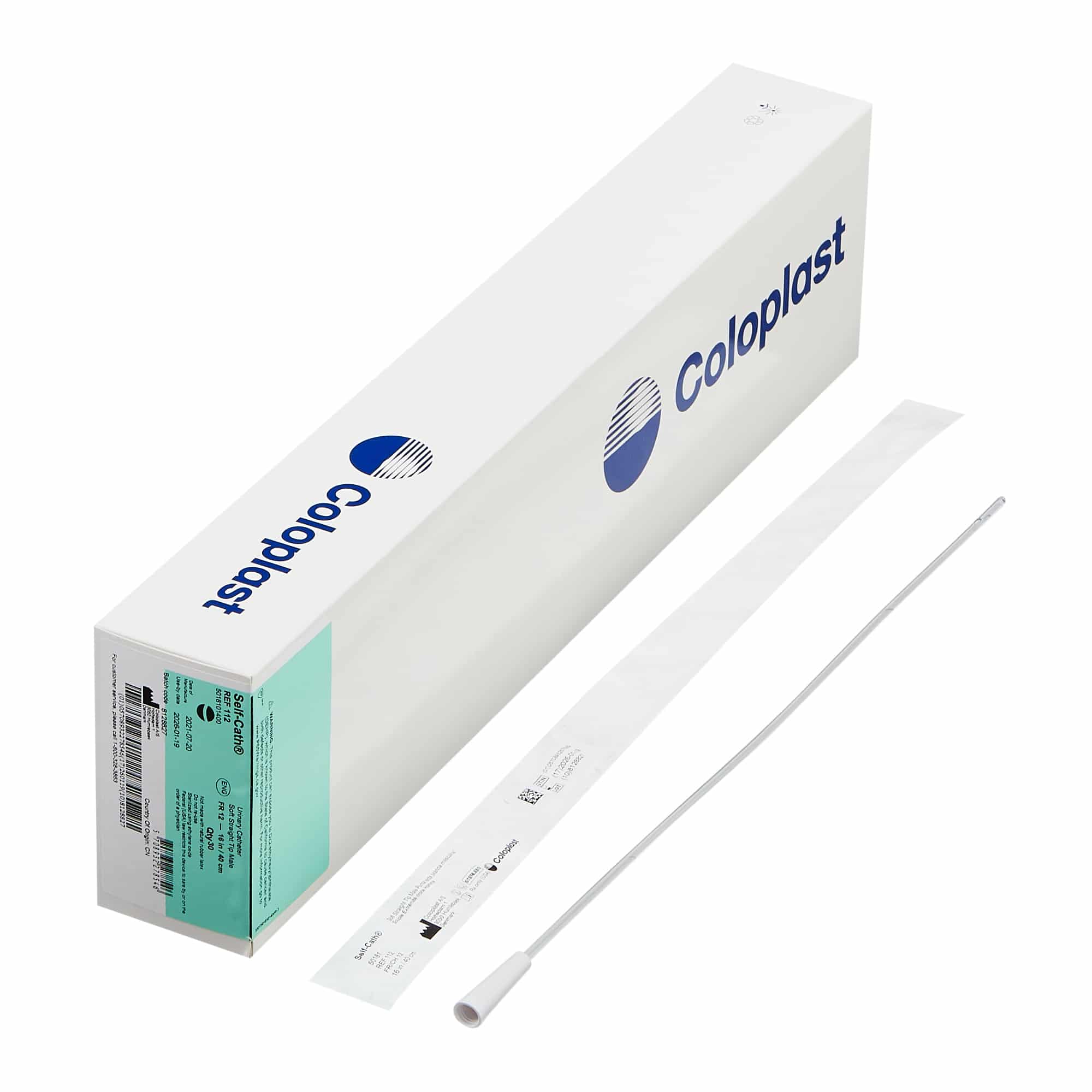 Urethral Catheter Self-Cath® Straight Tip / Soft, Uncoated PVC, 12 Fr, 16 Inch