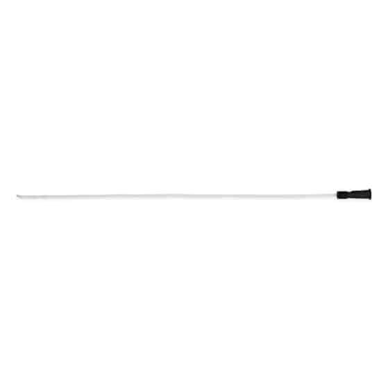 Apogee IC straight tip urethral catheter, 14 Fr, 16 inch, firm uncoated PVC for smooth insertion, comfort, and effective drainage.