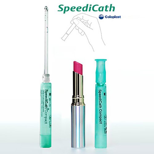 Urethral Catheter SpeediCath Compact 14Fr Straight Tip Hydrophilic Coated Polyurethane 2-3/4 Inch - 28584