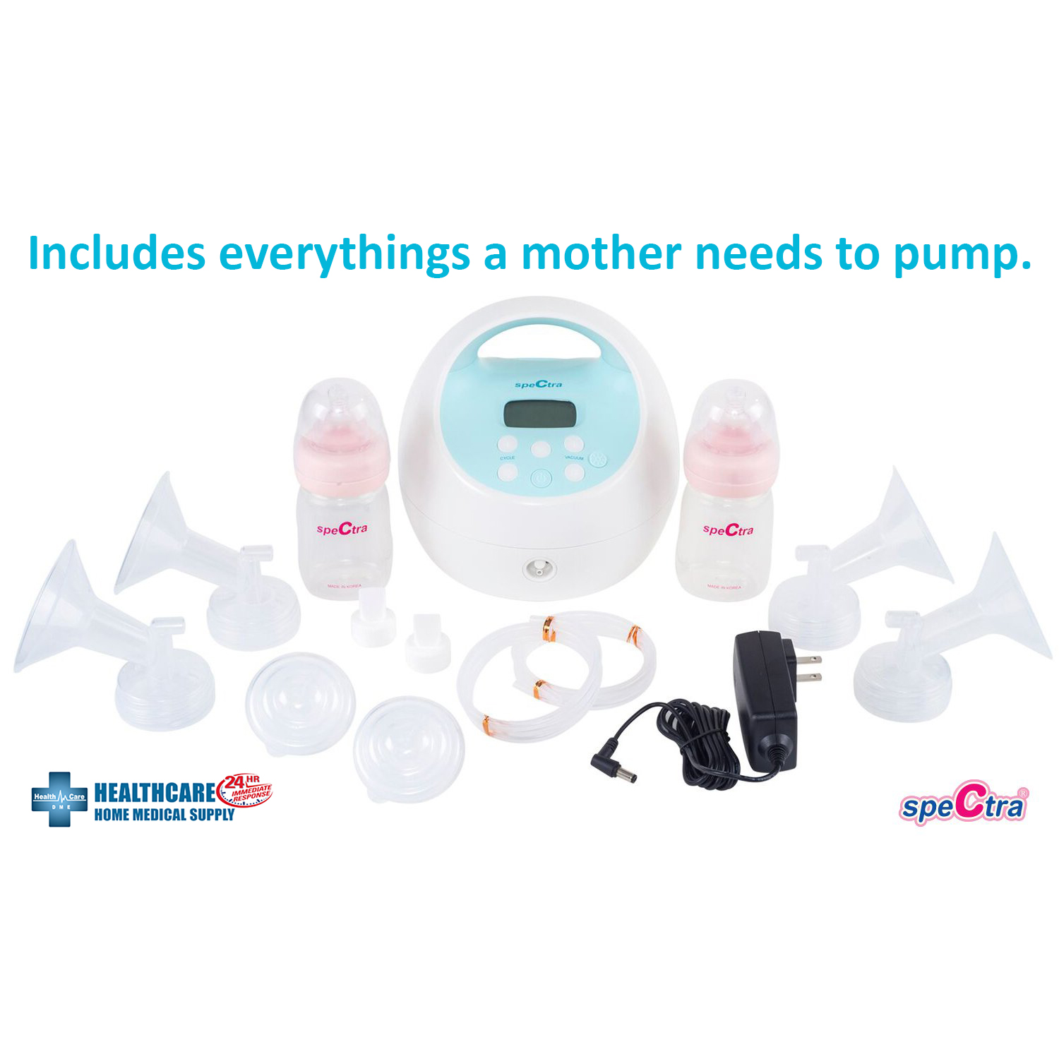 NEW SPECTRA S1 HOSPITAL GRADE BREAST PUMP W/ RECHARGEABLE BATTERY 