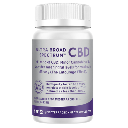 Medterra's Ultra Broad Spectrum™ CBD Liquid Capsules Available in Michigan USA