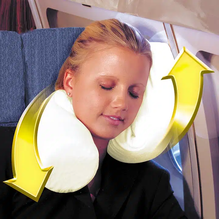 Twist Memory Foam Travel Neck Pillow | Michigan USA