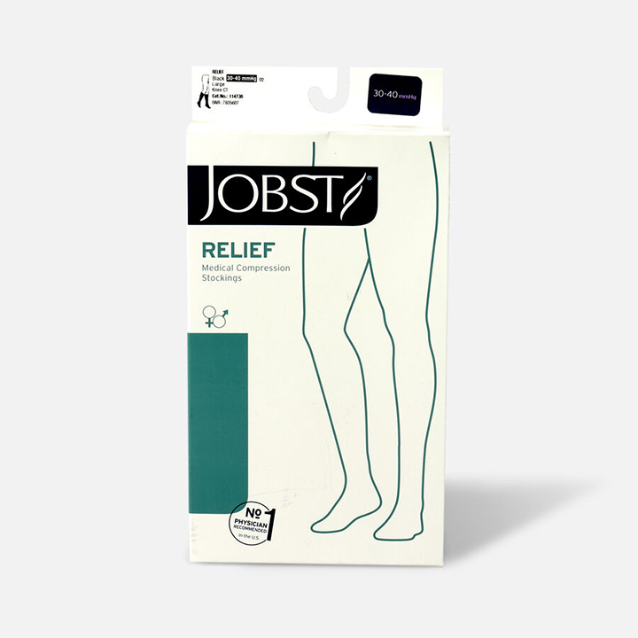 Jobst Relief 30-40 mmHg Closed Toe Knee High Extra Firm Compression Stockings Available in Michigan USA
