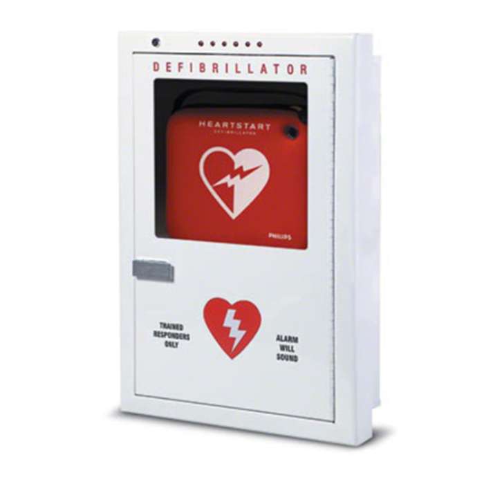 Philips AED Cabinet - Semi-Recessed Mount PFE7023D in Michigan USA