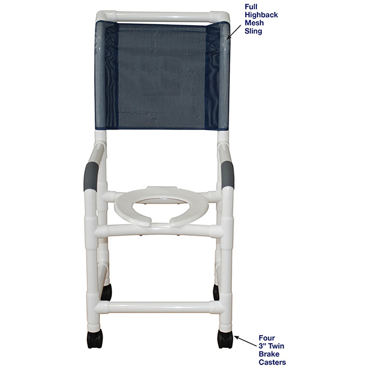 MJM HIGHBACK SHOWER CHAIR ADDITIONAL BACK SUPPORT in Michigan USA