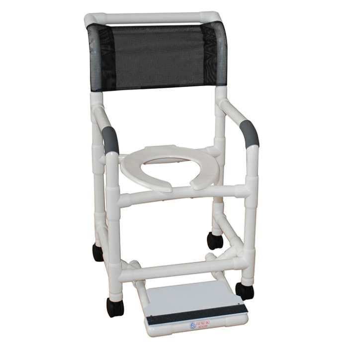 MJM SUPERIOR SHOWER CHAIR AND SLIDING FOOTREST 118-3-SF in Michigan USA