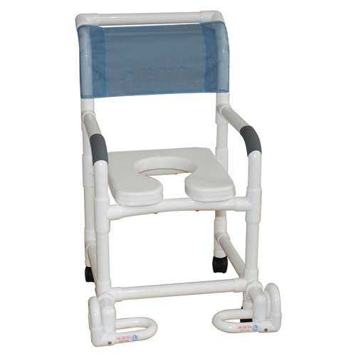 MJM SHOWER CHAIR WITH SOFT SEAT & INDIVIDUAL FOOTREST in Michigan USA