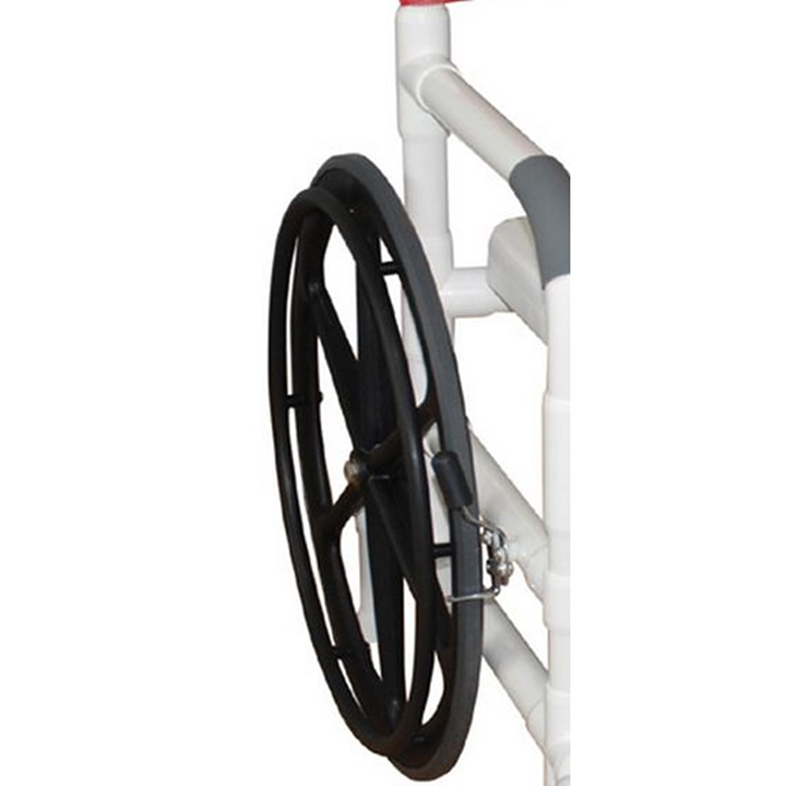 MJM International Self-propelled AQUATIC REHAB shower transport chair - Sliding Footrest available in Michigan USA