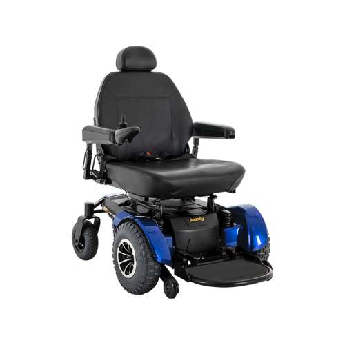 This Jazzy® Most Heavy Duty Electric Power Wheelchair - 1450 by Pride Mobility is available in Michigan, USA.