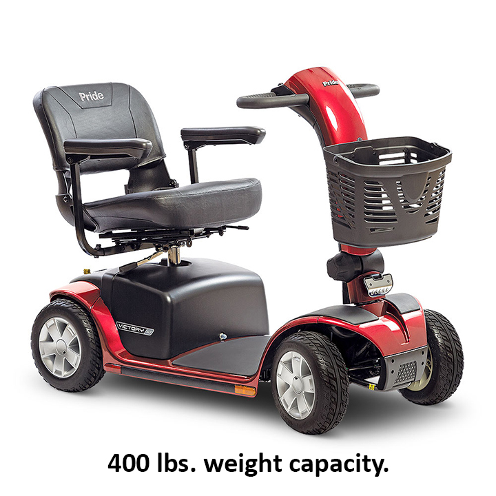 This Victory 10 4 Wheel Heavy Duty Mobility Scooter by Pride is available in Michigan, USA.