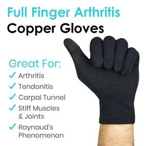 Full Finger Arthritis Copper Gloves available in michigan united states