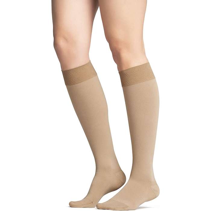 JOBST Maternity Opaque Compression Knee High Stockings, Closed Toe, 15-20 mmHg Moderate Support for Swollen Legs During Pregnancy for sale available in Ann Arbor MI, USA