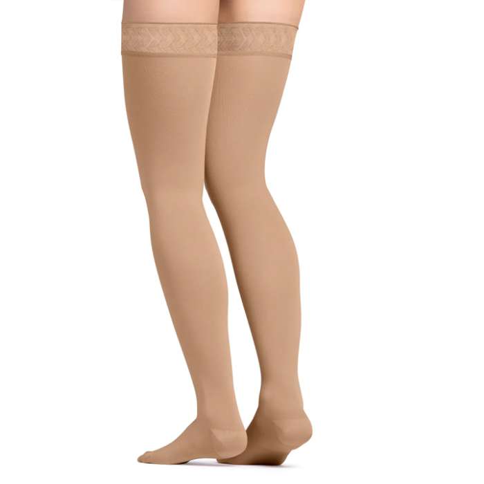 JOBST Maternity Opaque Compression Stockings 15-20 mmHg, Thigh High, Closed Toe hosiery is the perfect companion to support you during your pregnancy. for sale available in Ann Arbor MI, USA