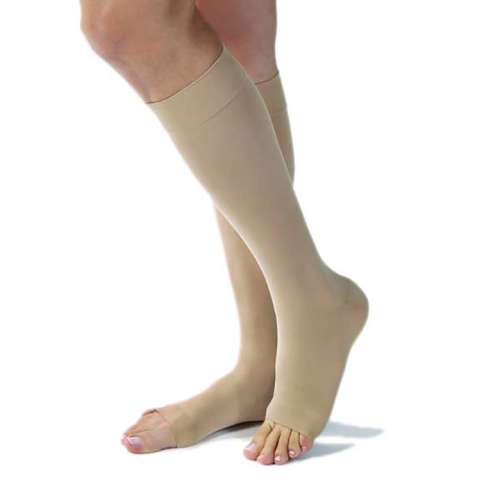 Jobst Petite Women's Opaque Knee High 15-20 mmHg Compression Stockings is an ultra-soft, fashionable alternative to sheer stockings. for sale available in Ann Arbor MI, USA