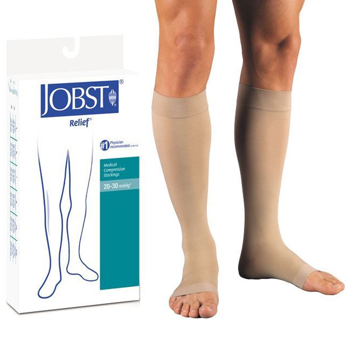 Jobst Relief Knee High 15-20 mmHg Petite Compression Stockings is an ultra-soft, fashionable alternative to sheer stockings. for sale available in Ann Arbor MI, USA