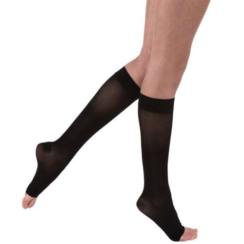 Jobst UltraSheer Knee High 15-20 mmHg Open Toe Compression Stockings Support hosiery combining style with effective compression support.. for sale available in Ann Arbor MI, USA