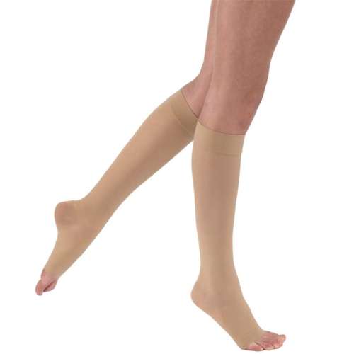 Jobst UltraSheer Knee High 15-20 mmHg Open Toe Compression Stockings Support hosiery combining style with effective compression support.. for sale available in Ann Arbor MI, USA
