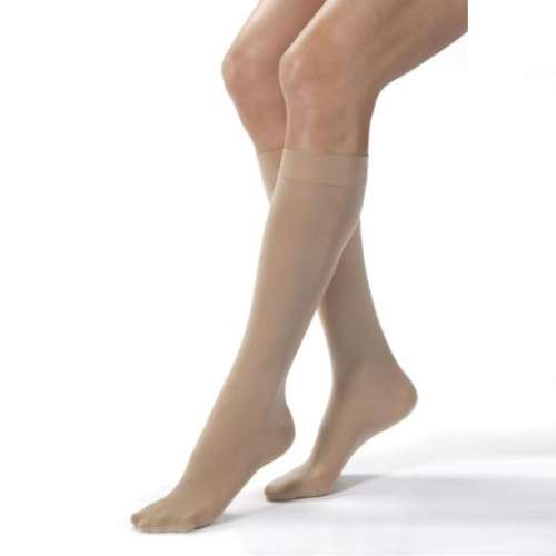 Jobst Opaque Knee High 15-20 mmHg Classic Compression Stockings is an ultra-soft, fashionable alternative to sheer stockings. for sale available in Ann Arbor MI, USA