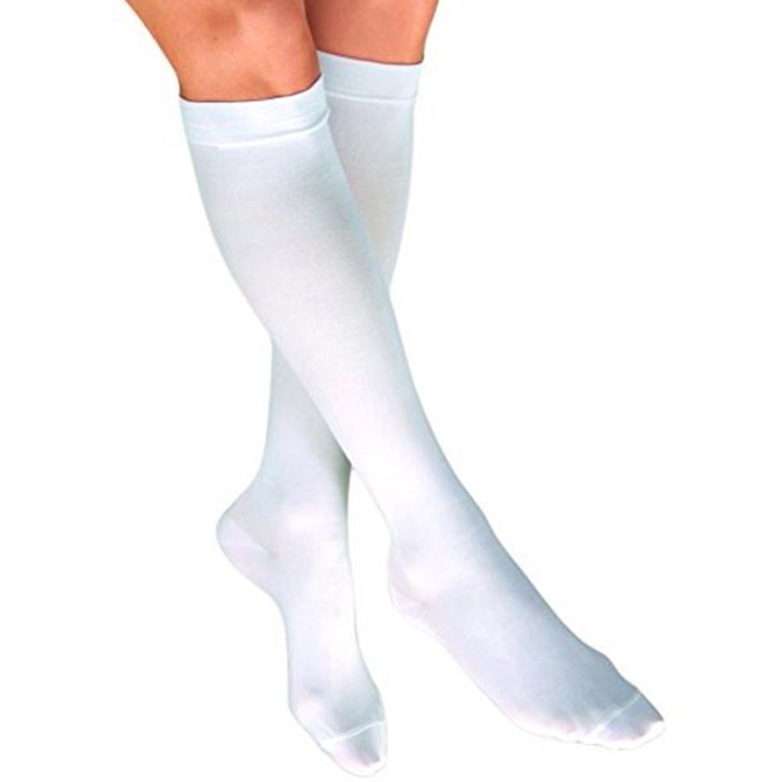 JOBST® Anti-Embolism Knee High Closed Toe Stockings is Designed to reduce the risk of deep vein thrombosis in the recovering patient. for sale available in Ann Arbor MI, USA