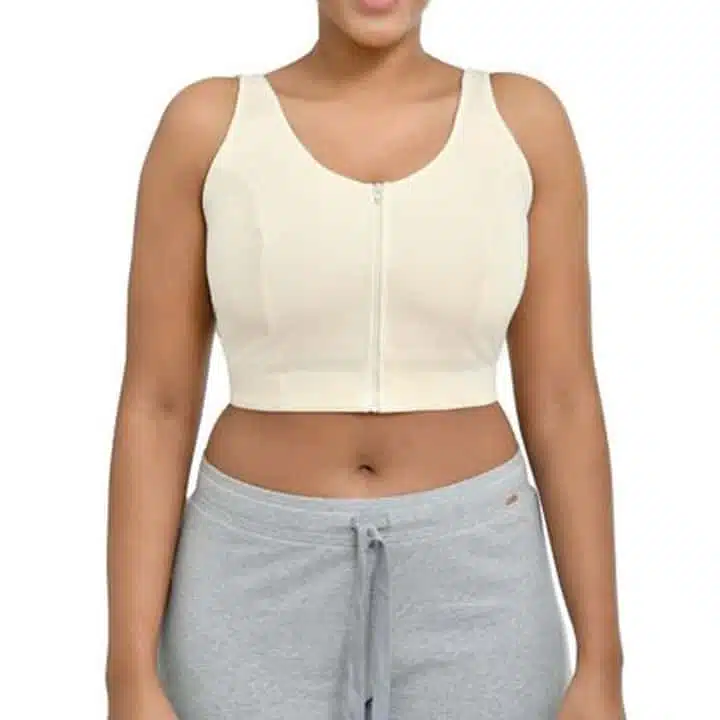 JOBST® Ready-To-Wear Bellisse Compression Bra Supporting healing after surgery. for sale and available in Ann Arbor MI, USA