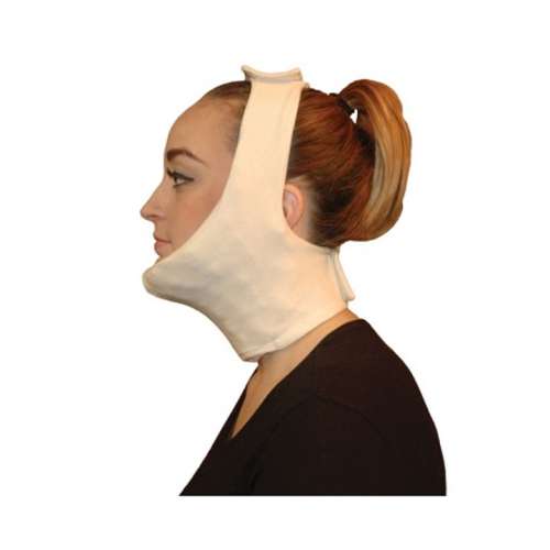 JOBST® Ready-To-Wear JoviPak Chin Strap is designed to help alleviate swelling (edema) in the neck, mandible, and anterior/lateral aspects of the face. for sale and available in Ann Arbor MI, USA