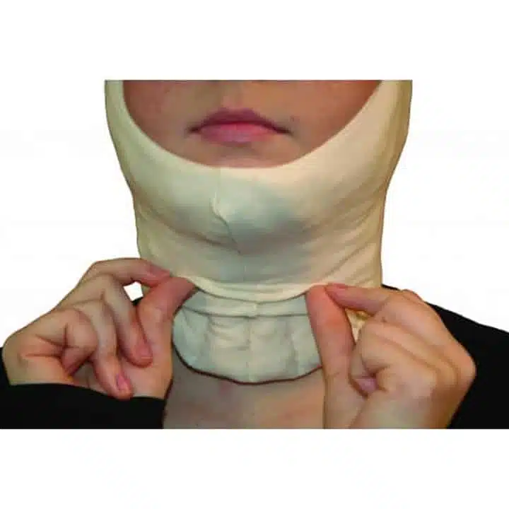 JOBST® Ready-To-Wear JoviPak Neck Pad is designed to be used with the Chin Strap, helping to address bilateral and neck edema where there is swelling of the neck. for sale and available in Ann Arbor MI, USA