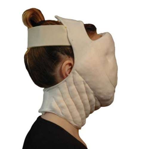 JOBST® Ready-To-Wear JoviPak Face Mask - Half is a foam-filled garment that covers the cheek, eye and forehead on either the right or left side of the face (specify side when ordering). for sale and available in Ann Arbor MI, USA