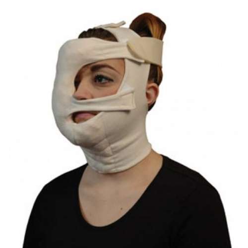 JOBST® Ready-To-Wear JoviPak Face Mask - Half is a foam-filled garment that covers the cheek, eye and forehead on either the right or left side of the face (specify side when ordering). for sale and available in Ann Arbor MI, USA
