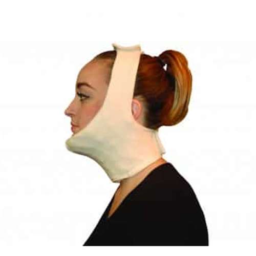 JOBST® Ready-To-Wear JoViPak Chin Strap – Extended is designed to address edema of the neck, the mandible, and the lateral aspects of the head and behind the ears.. for sale and available in Ann Arbor MI, USA