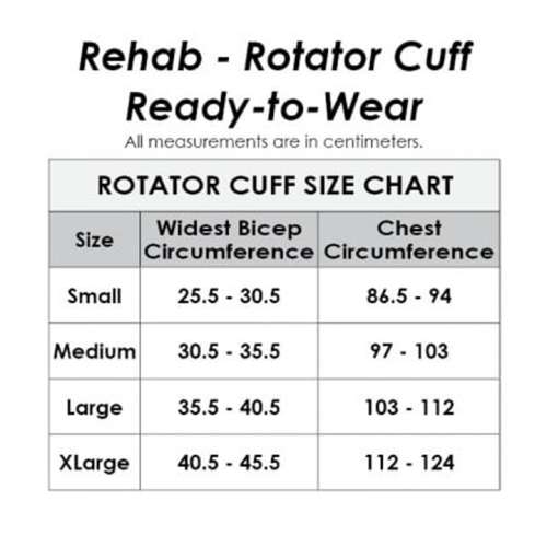 JOBST® Ready-To-Wear JoViPak Rehab Rotator Cuff is Designed to provide comfort and support for the rotator cuff region, this product is helpful for stabilizing. for sale and available in Ann Arbor MI, USA