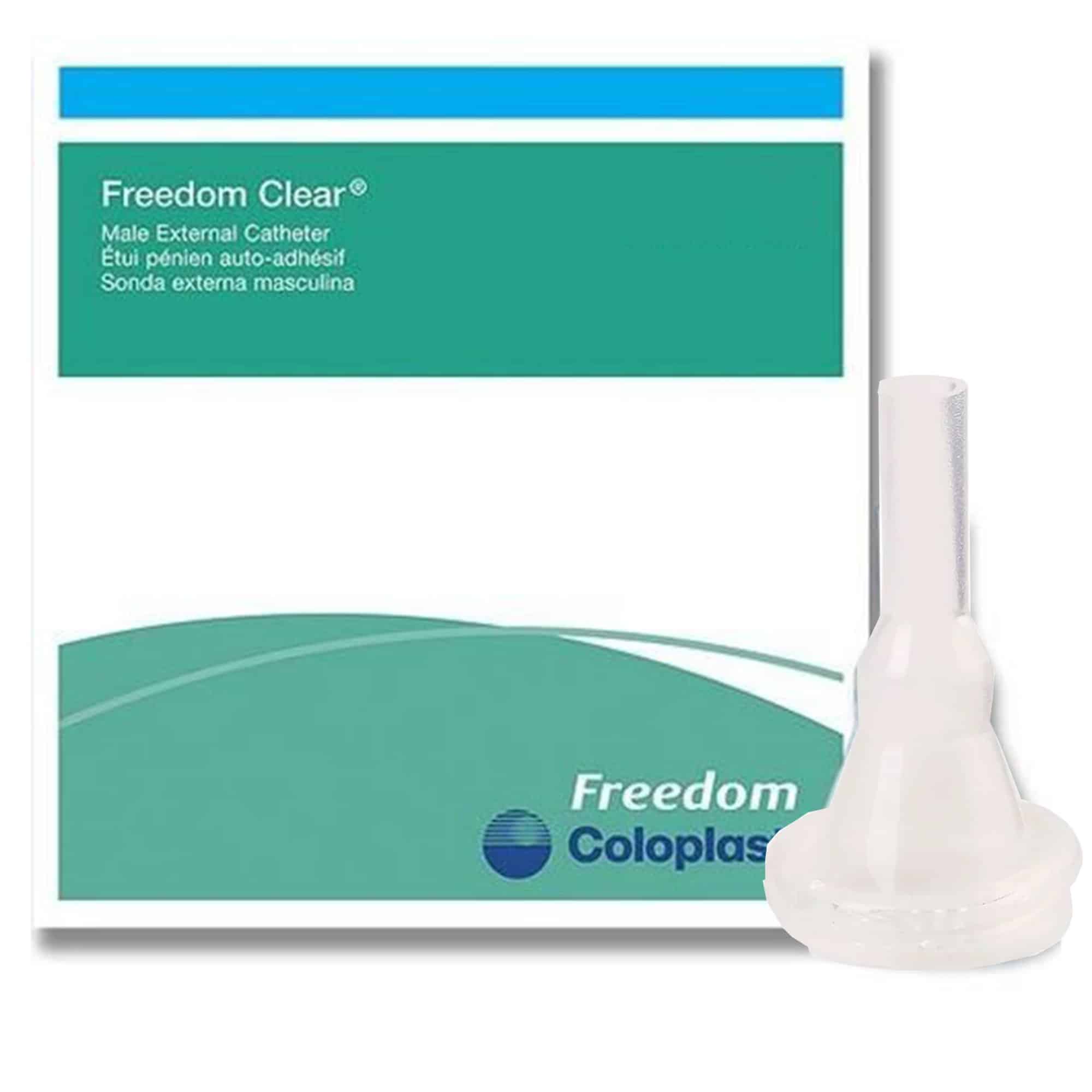 Male External Catheter Freedom Cath Self-Adhesive Strip Latex Small – Secure and comfortable fit