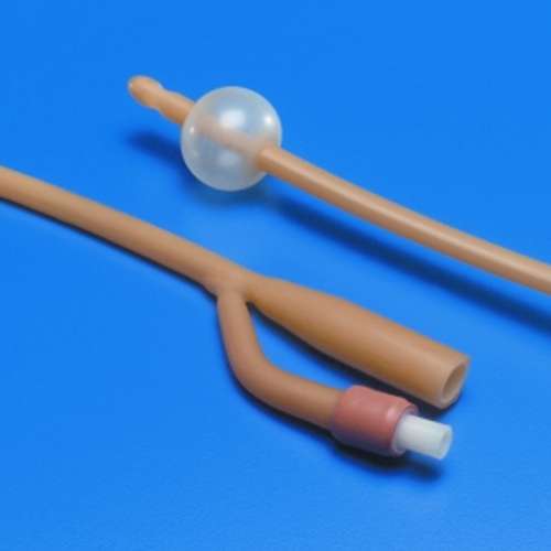 Foley Catheter Kenguard™ 2-Way Standard Tip 30 cc Balloon 16 Fr. Silicone Oil Coated Latex