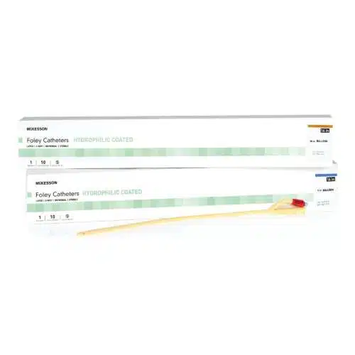 Foley Catheter McKesson 2-Way Standard Tip 24Fr 5cc Balloon Silicone