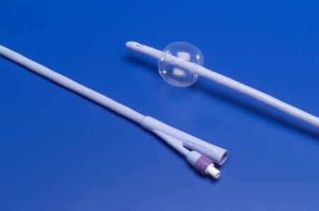 Foley Catheter Kenguard 2-Way 12Fr 5cc Balloon Silicone Oil Coated Latex