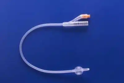Foley Catheter Rusch 26 Fr, 2-Way Standard Tip with 5 cc balloon, 100% silicone for comfort, durability, and reliable urinary drainage.