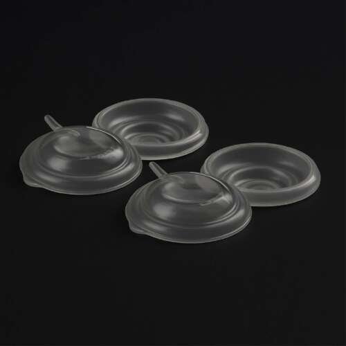 Spectra CaraCup backflow protector caps with diaphragm, 4-pack, BPA-free, hygienic, and durable replacement parts.
